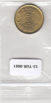 S3-TUR-0081 Turkije 500 lira 1991  XF KM989