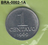 S4-BRA-0002-01 Brazil 1 centavo 1969  UNC KM 575.2