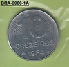 S4-BRA-0080-01 Brazil 10 cruzeiros 1984  VF KM 592.1