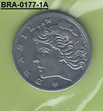 S4-BRA-0177-01 Brazil 5 centavos 1975  XF KM 587 FAO Series - Zebu