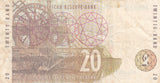 S6-BAN-0021 Zuid Africa 20 Rand 1993   XF P124a