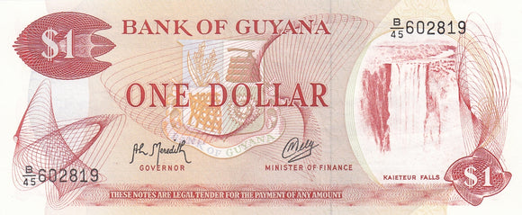 S6-BAN-0028 Guyana 1 dollar 1992   UNC P21-G