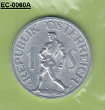 S6-HEC-0060 OOSTENRIJK 1 SCHILLING 1957  XF KM2871