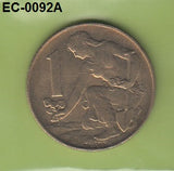 S6-HEC-0092 CZECHOSLOVAKIA 1 KORUNA 1991  UNC KM151