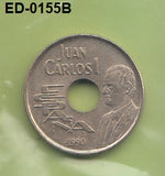 S6-HED-0155 SPANJE 25 PESETAS 1990  XF