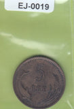 S6-HEJ-0019 DENMARK 5 ORE 1894   VF/XF   FAO