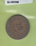 S6-HEJ-0059 tunis 20 millem 1960  VF