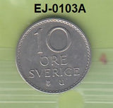 S6-HEJ-0103 SWEDEN 10 ORE 1973  VF