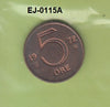 S6-HEJ-0115 SWEDEN 5 ORE 1972  VF
