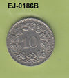 S6-HEJ-0186 SWITSERLAND 10 RAPPEN 1962  VF
