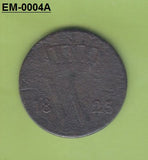 S6-HEM-0004 NEDERLAND CENT 1823  VG/FI KM47