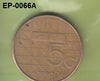 S6-HEP-0066 NEDERLAND 5 GULDEN 1990   VF