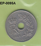 S6-HEP-0095 DENMARK 25 ORE 1969