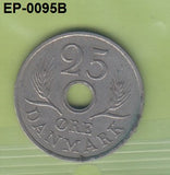 S6-HEP-0095 DENMARK 25 ORE 1969
