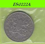 S6-HES-0222 KENYA 1 SHILLING 1975  VF KM145