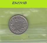 S6-HES-0793 ZWITSERLAND 5 RAPPEN 1969  VF KM26