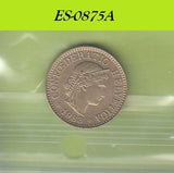 S6-HES-0875 ZWITSERLAND 5 RAPPEN 1983  XF/UNC KM26c