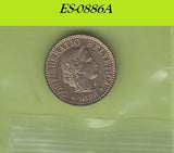 S6-HES-0886 ZWITSERLAND 5 RAPPEN 1986  XF/UNC KM26c