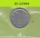 S6-HES-2246 ANTILLEN 1 CENT 1985  XF KM8A