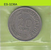 S6-HES-3236 SINGAPORE 20 CENTS 1967  VF