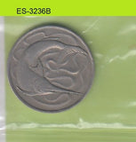 S6-HES-3236 SINGAPORE 20 CENTS 1967  VF