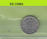 S6-HES-3386 SWEDEN 10 ORE 1983  XF+ KM850