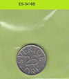 S6-HES-3416 SWEDEN 25 ORE 1979  VF