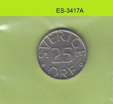 S6-HES-3417 SWEDEN 25 ORE 1981  VF