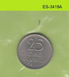 S6-HES-3419 SWEDEN 25 ORE 1963  VF