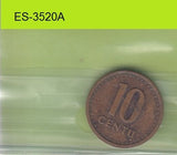 S6-HES-3520 lithuania 10 centu 1991  VF