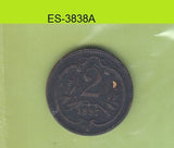 S6-HES-3838 AUSTRIA 2 HELLER 1897  VF KM2801