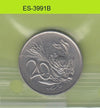 S6-HES-3991 SOUTH AFRICA 20 CENTS 1965  VF KM69.1 SOUTH