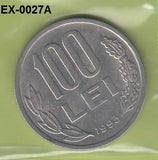S6-HEX-0027 ROMANIA 100 LEI 1993  VF KM 111