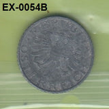 S6-HEX-0054 OOSTENRIJK 5 GROSCHEN 1950  VF