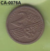 S8-CAA-0076 PLASTIC GELD 2 EUROCENT   VF