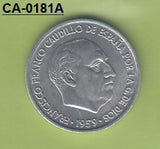 S8-CAA-0181 Spanje 10 CENTIMOS 1959  VF