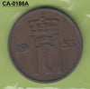 S8-CAA-0186 Noorwegen 5 ORE 1953 KM400 VF KM400