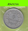 S8-RES-0575 Frankrijk 5 FRANCS 1947  VF KM888B.1