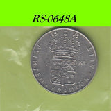 S8-RES-0648 Zweden 1 KRONE 1973  VF KM826A