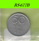 S8-RES-0677 Zweden 50 ORE 1973  XF KM837