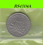 S8-RES-0704 Frankrijk 1 FRANC 1960  VF KM925.1