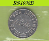 S8-RES-1998 BALLY AMUSEMENT COIN    VF