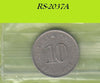 S8-RES-2037 Maleisië 10 SEN 1968  VF KM3