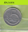 S8-RES-2100 Tsjechië 5 KORUN 1994  XF/UNC KM8