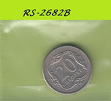 S8-RES-2682 Polen 20 GROSZY 1992  VF Y280