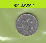 S8-RES-2873 Frankrijk 1/2 FRANC 1970  VF KM931.1