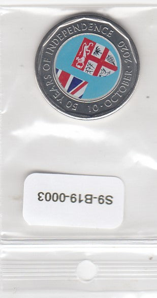 S9-B19-0003-M17 Fiji 50 Cents UNC 2020 KM839