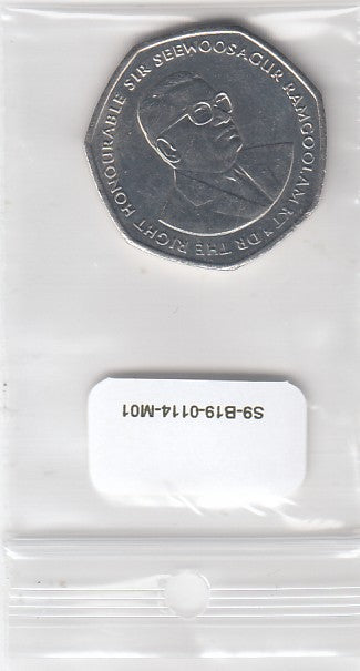 S9-B19-0114-M03 Mauritius 10 Rupee UNC 2016 KM73   MAGN