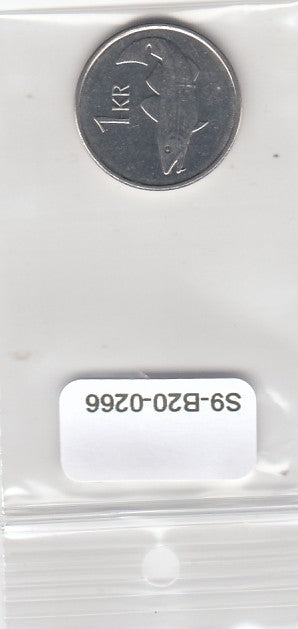 S9-B20-0266 ICELAND 1 Krona AU 2011 KM27a