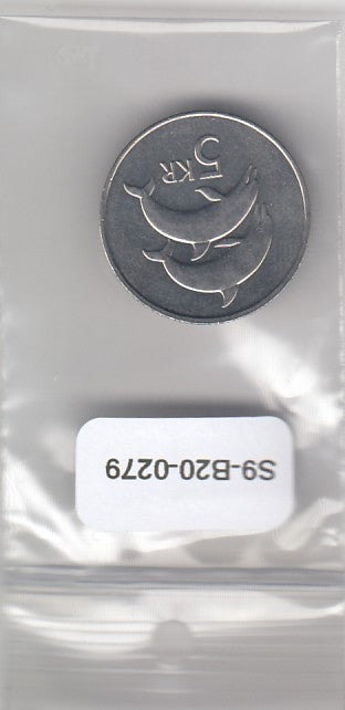 S9-B20-0279 ICELAND 5 Kronur AU 2008 KM29.1a